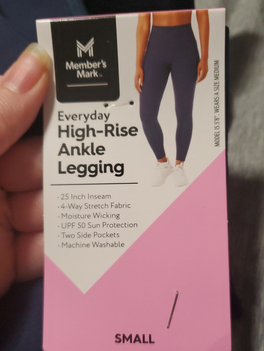 Member's Mark Everyday High-Rise Ankle Legging — Navy